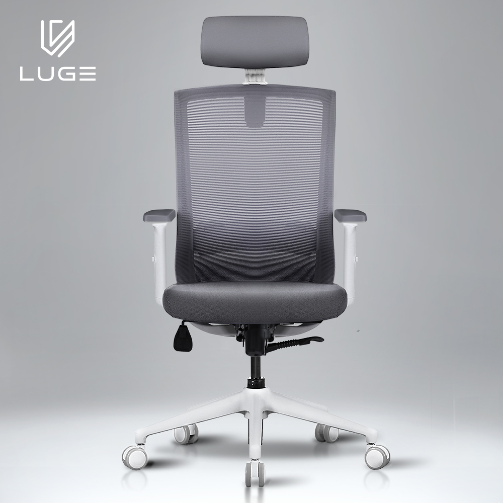 LUGE 루게 L62 사무용의자 화이트프레임 - 전국배송