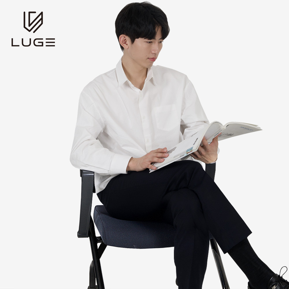 LUGE 루게 MT50 메트로 회의용의자 화이트프레임 - 전국배송