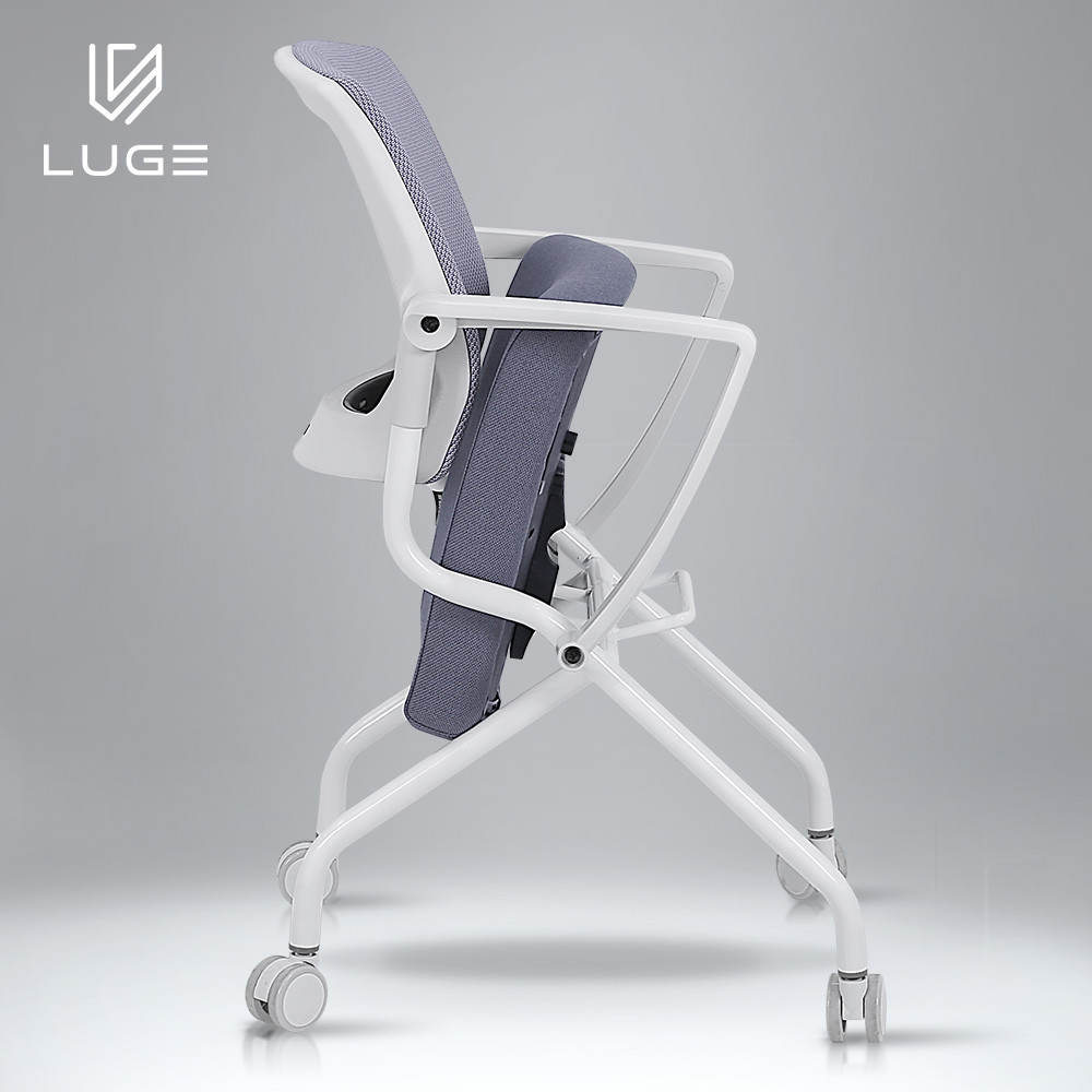 LUGE 루게 MT50 메트로 회의용의자 화이트프레임 - 전국배송