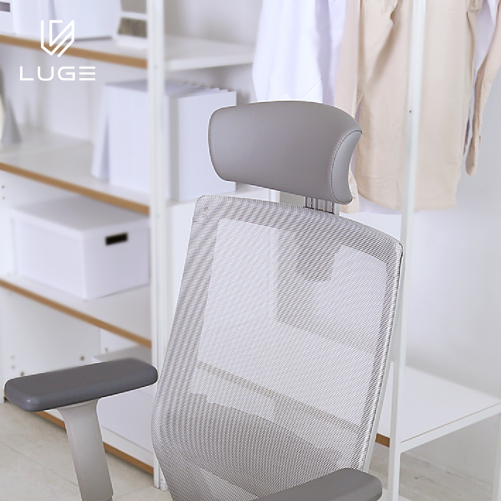 LUGE 루게 L80 프리미엄의자 화이트프레임