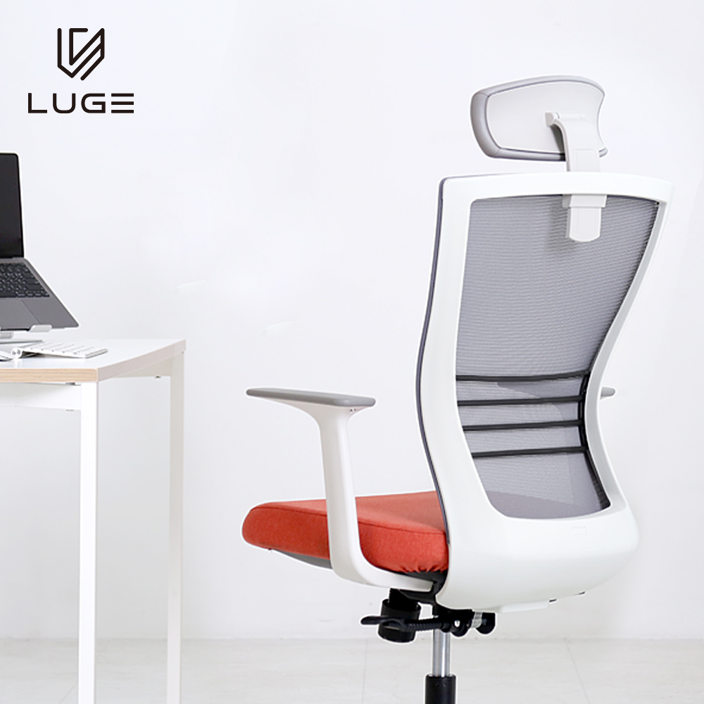 LUGE 루게 L55 프리미엄의자 화이트프레임