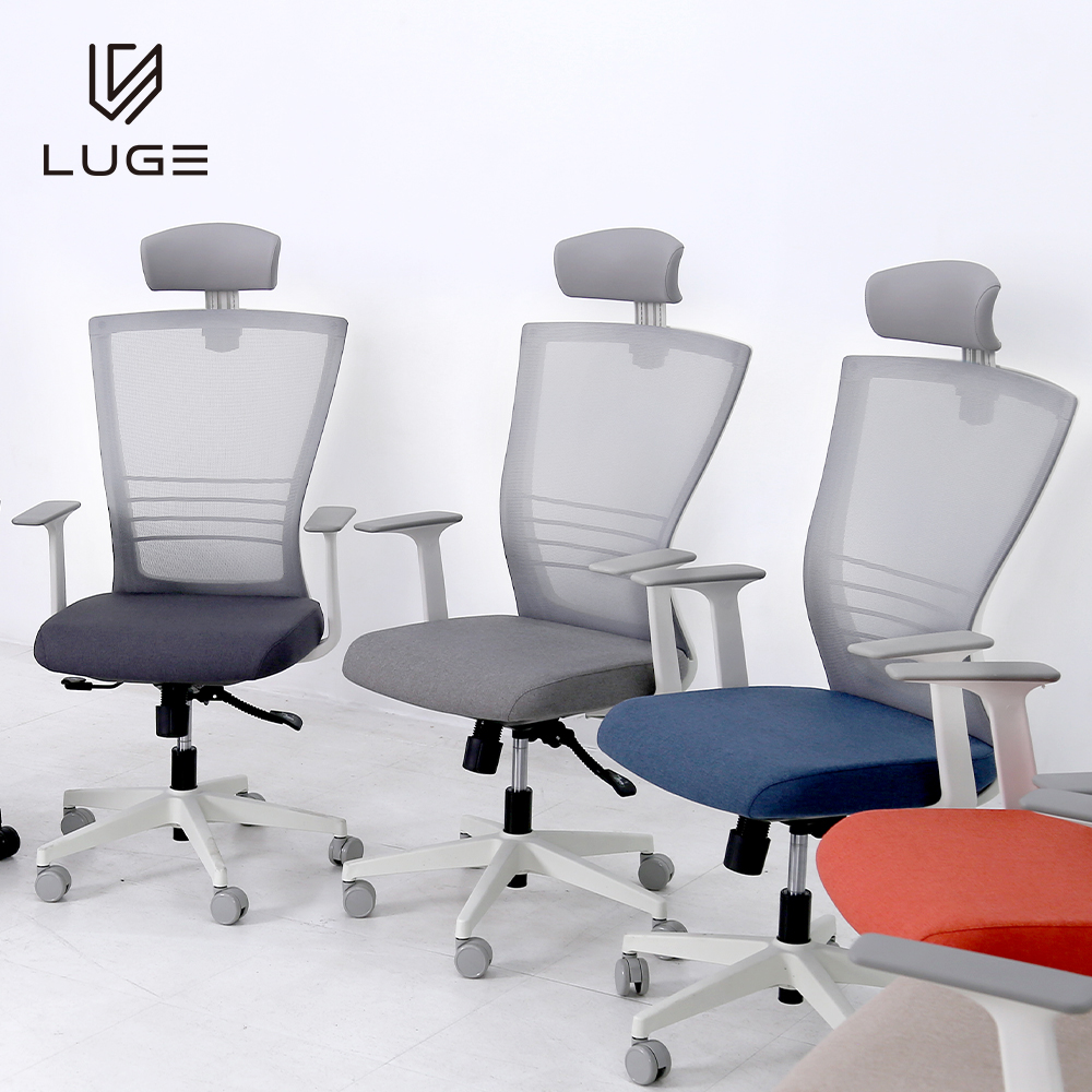 LUGE 루게 L55 프리미엄의자 화이트프레임