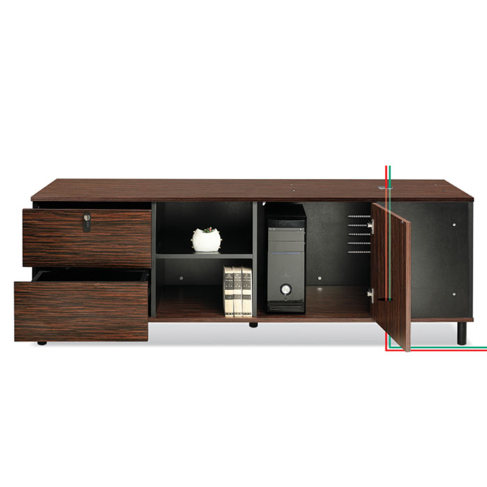 ELD-001 흑단 오빅스 중역용책상 (사이드 포함)