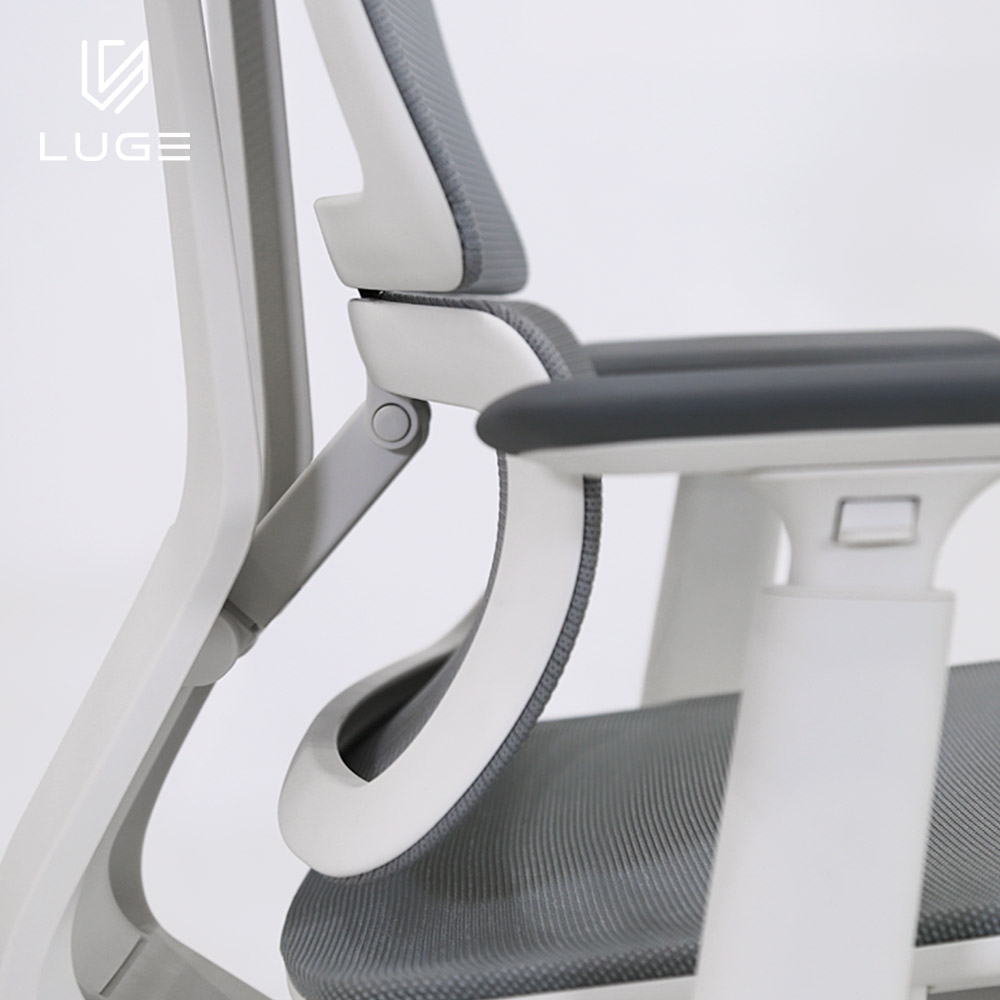 LUGE 루게 LX55 AIR 3D 듀얼 백 서포터 올메쉬 의자