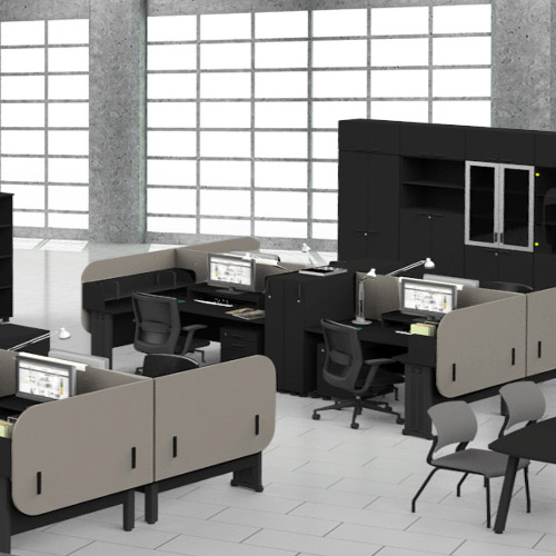 심플즈 S3 일자 사무용책상 (NO.73)