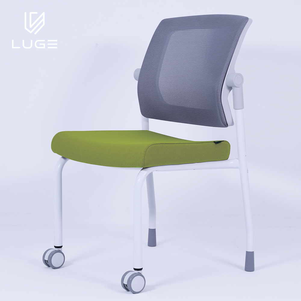 LUGE 루게 ST30 팔무 스테디 회의용의자 화이트프레임 서울대의자- 전국배송