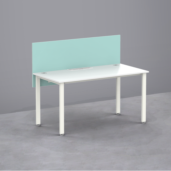 심플즈 공용 스크린 파티션 H600 (전면 / NO.109 / 화이트 프레임)