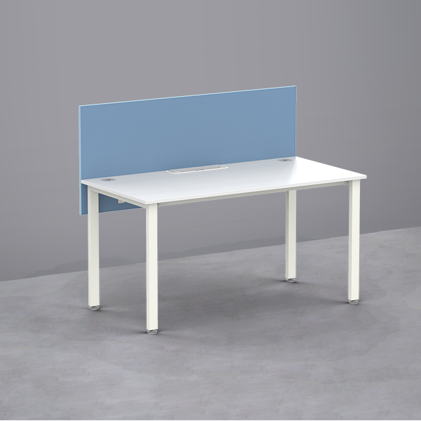 심플즈 공용 스크린 파티션 H600 (전면 / NO.109 / 화이트 프레임)