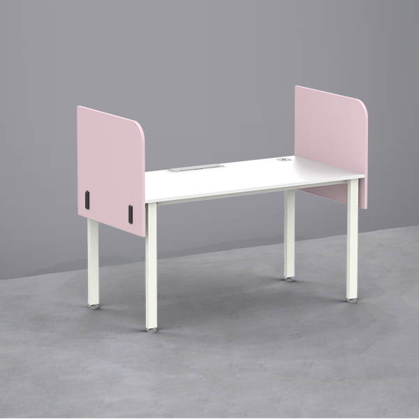 심플즈 공용 스크린 파티션 H600 (측면 / NO.109 / 블랙 프레임)