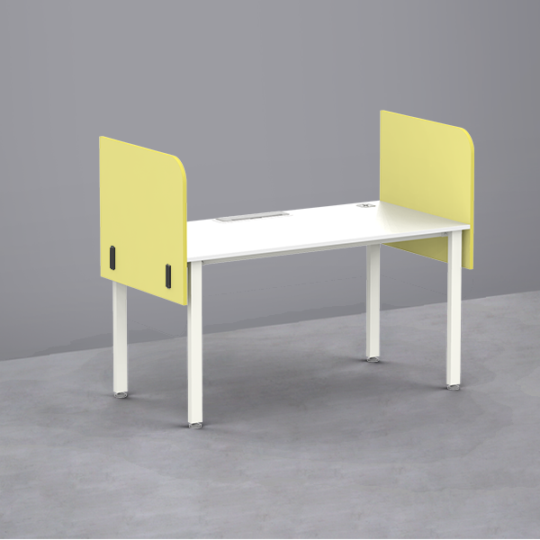 심플즈 공용 스크린 파티션 H600 (측면 / NO.109 / 블랙 프레임)