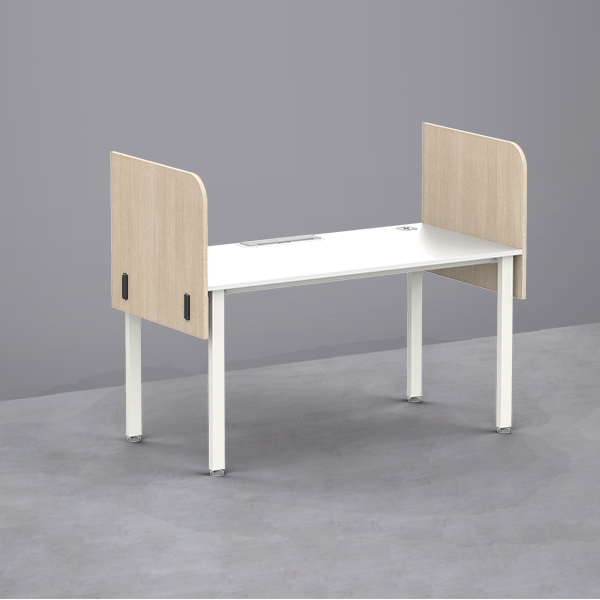 심플즈 공용 스크린 파티션 H600 (측면 / NO.109 / 블랙 프레임)