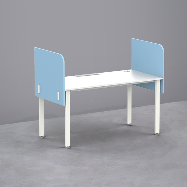 심플즈 공용 스크린 파티션 H600 (측면 / NO.109 / 화이트 프레임)