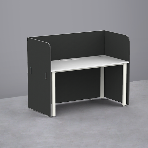 심플즈 공용 풀 파티션 H1120 (NO.243 / NO.245 / 블랙 프레임)